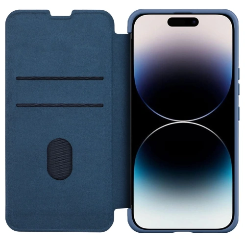 Kup Etui Nillkin Qin Cloth Pro Apple iPhone 14 Pro Max kék - NLK796 - {ean13} - Sklep Home Screen