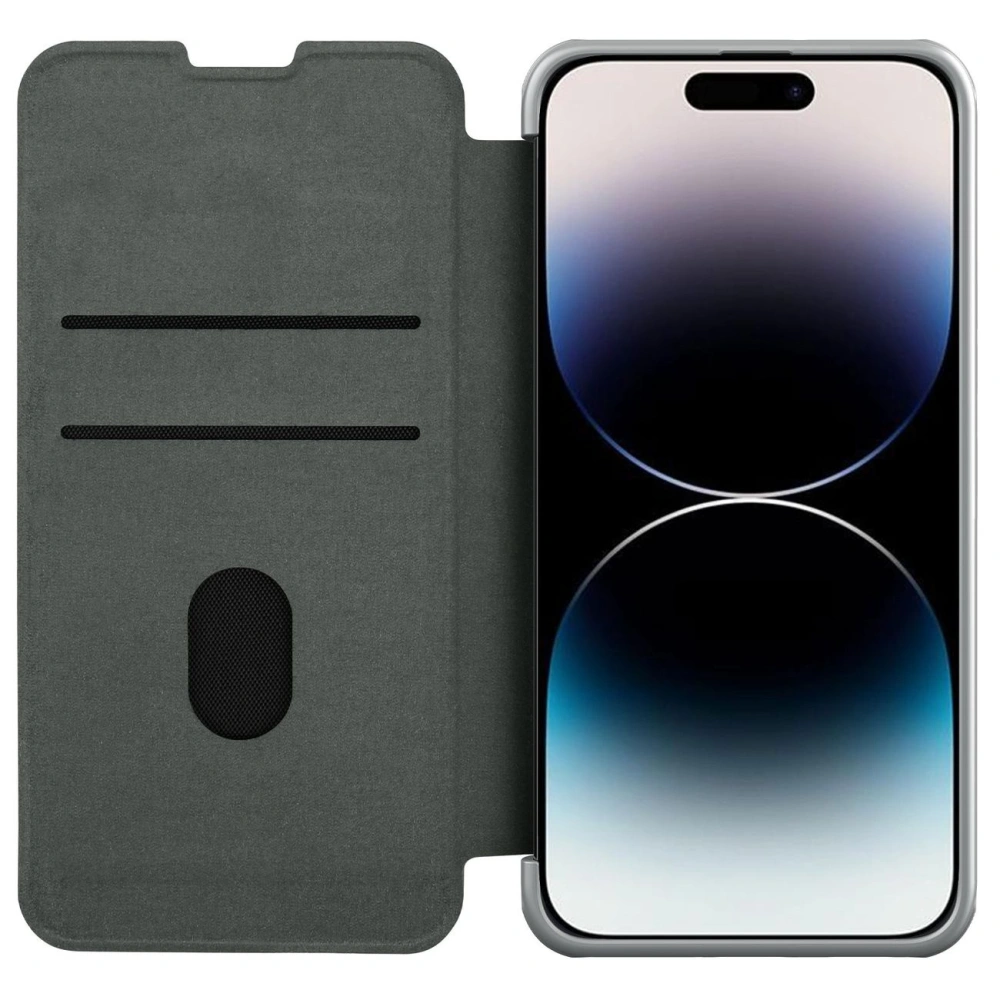 Etui Nillkin Qin Cloth Pro Apple iPhone 14 Pro Max szary