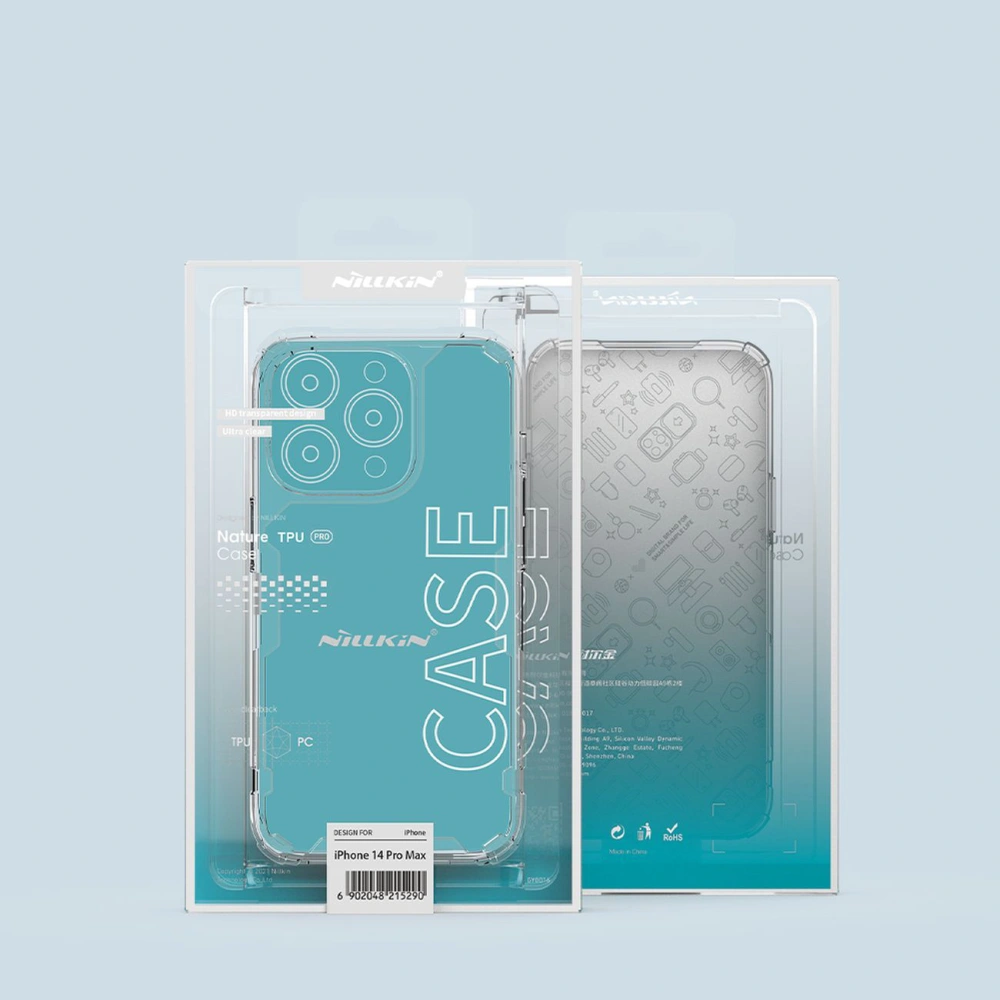 Etui Nillkin Nature Pro Apple iPhone 14 Pro Max niebieski