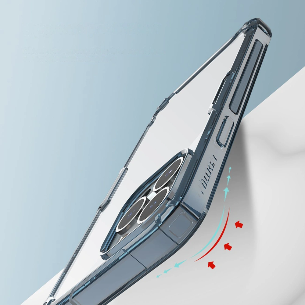 Etui Nillkin Nature Pro Apple iPhone 14 Pro Max niebieski