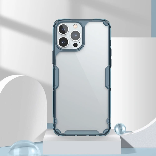 Kup Etui Nillkin Nature Pro Apple iPhone 14 Pro Max albastru - NLK798 - {ean13} - Sklep Home Screen