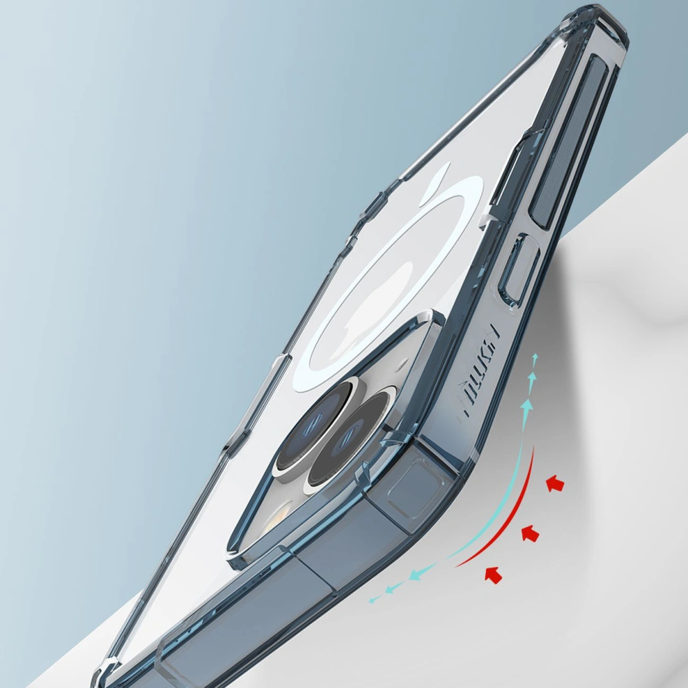 Etui Nillkin Nature Pro Magnetic Apple iPhone 14 niebieski