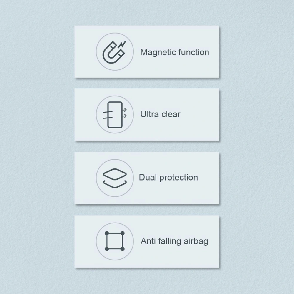 Etui Nillkin Nature Pro Magnetic Apple iPhone 14 Pro Max niebieski