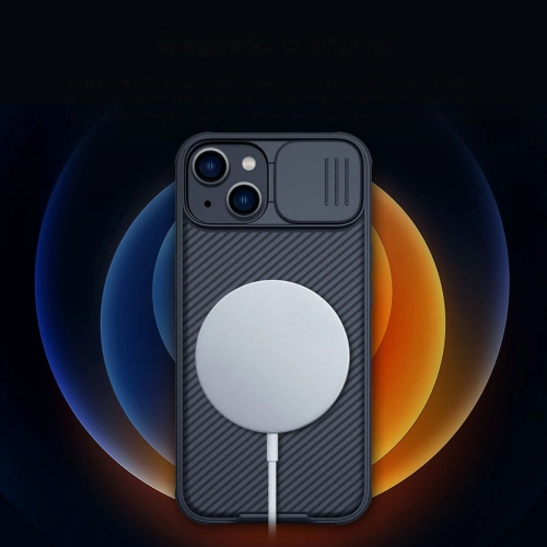 Kup Etui Nillkin CamShield Pro Magnetic MagSafe Case Apple iPhone 14 niebieski - NLK804 - {ean13} - Sklep Home Screen