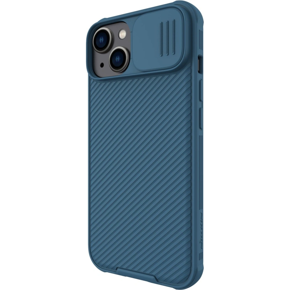 Etui Nillkin CamShield Pro Magnetic MagSafe Case Apple iPhone 14 Plus / 15 Plus niebieski