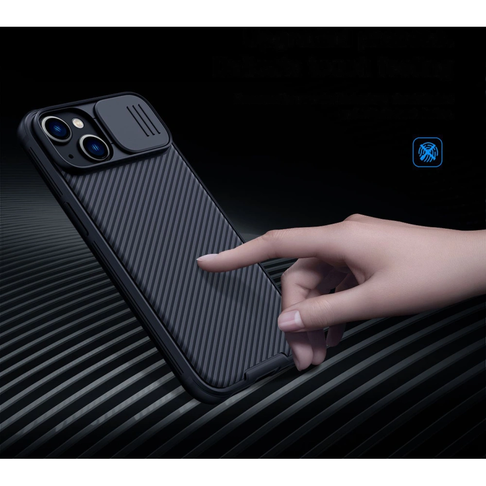 Etui Nillkin CamShield Pro Magnetic MagSafe Case Apple iPhone 14 Plus / 15 Plus niebieski