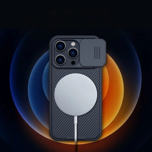 Kup Etui Nillkin CamShield Pro Magnetic MagSafe Case Apple iPhone 14 Pro Max modrý - NLK810 - {ean13} - Sklep Home Screen