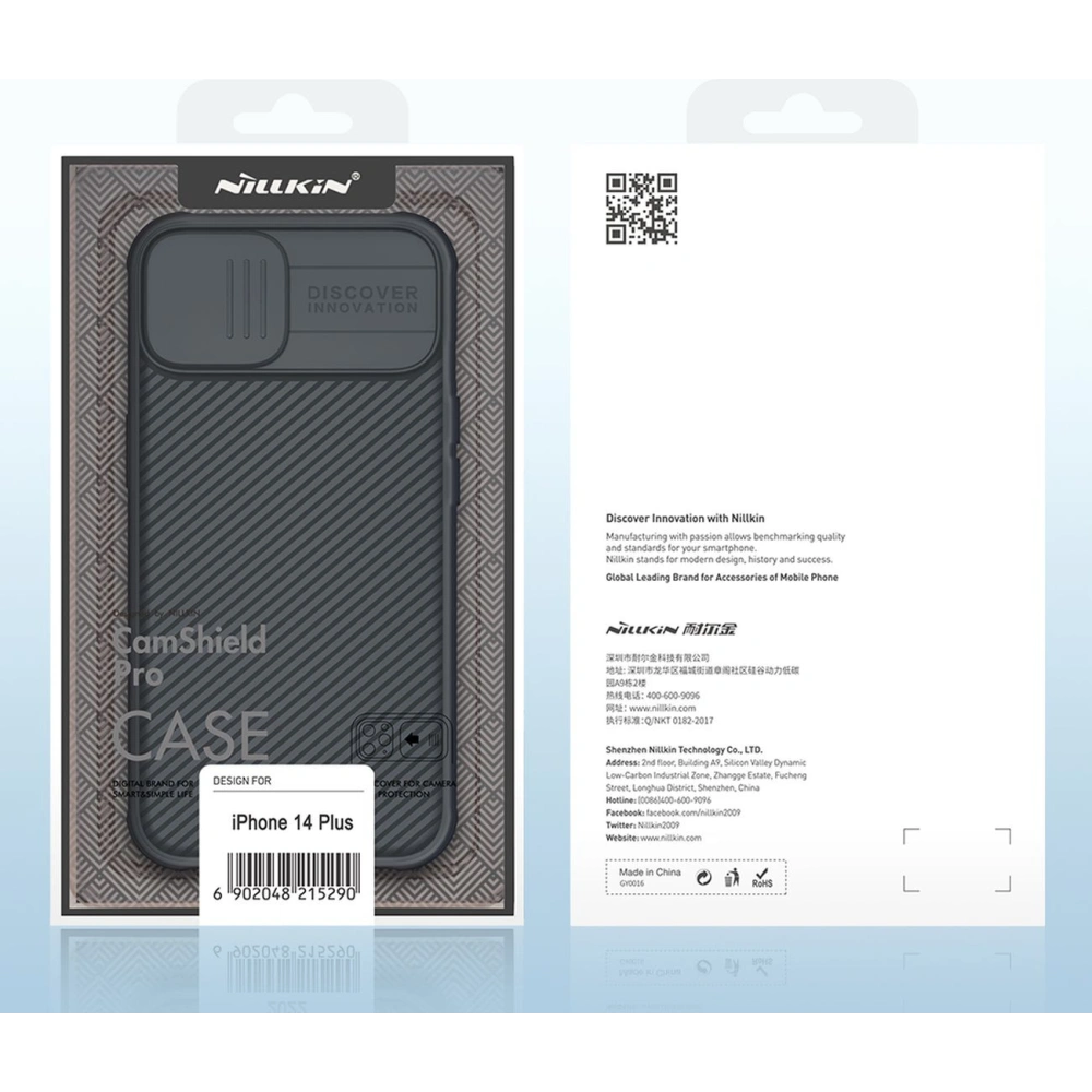 Etui Nillkin CamShield Pro Case Apple iPhone 14 Plus / 15 Plus niebieski