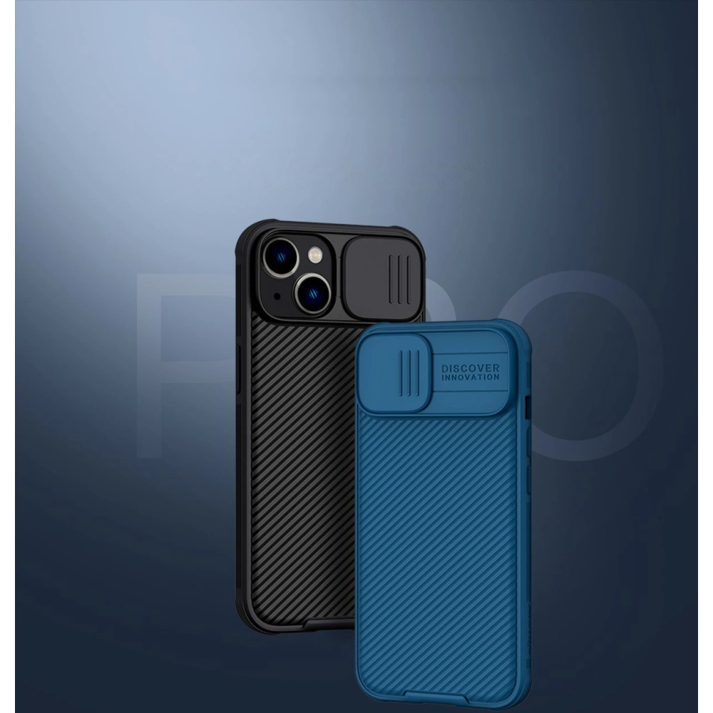 Etui Nillkin CamShield Pro Case Apple iPhone 14 Plus / 15 Plus niebieski