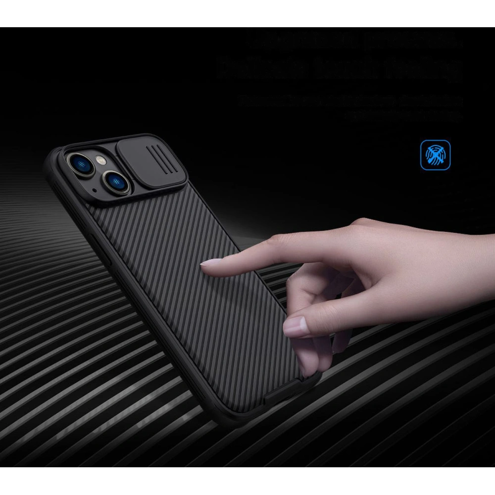 Etui Nillkin CamShield Pro Case Apple iPhone 14 Plus / 15 Plus niebieski