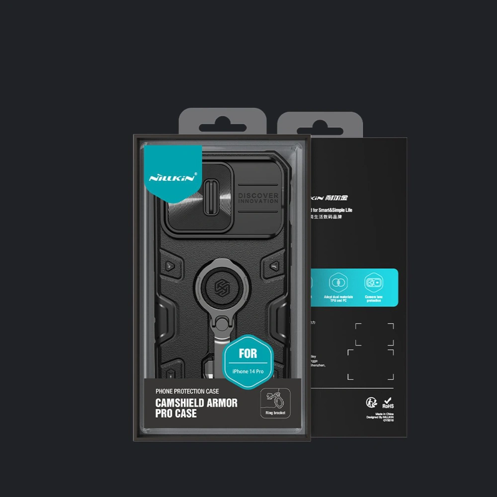 Etui Nillkin CamShield Armor Pro Case Apple iPhone 14 Pro czarny