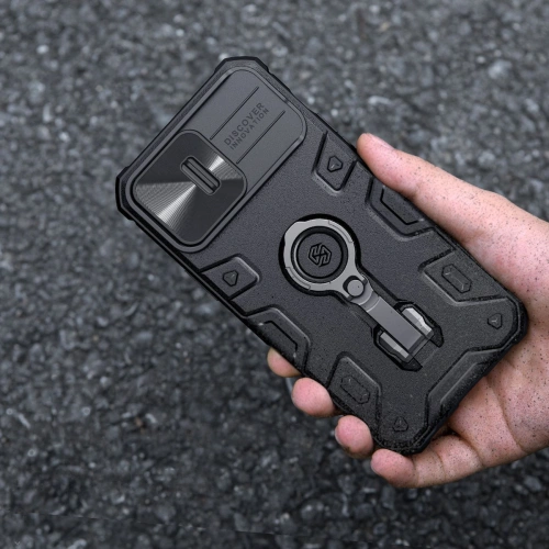 Kup Case Nillkin CamShield Armor Pro Case Apple iPhone 14 Pro schwarz - NLK816 - {ean13} - Sklep Home Screen