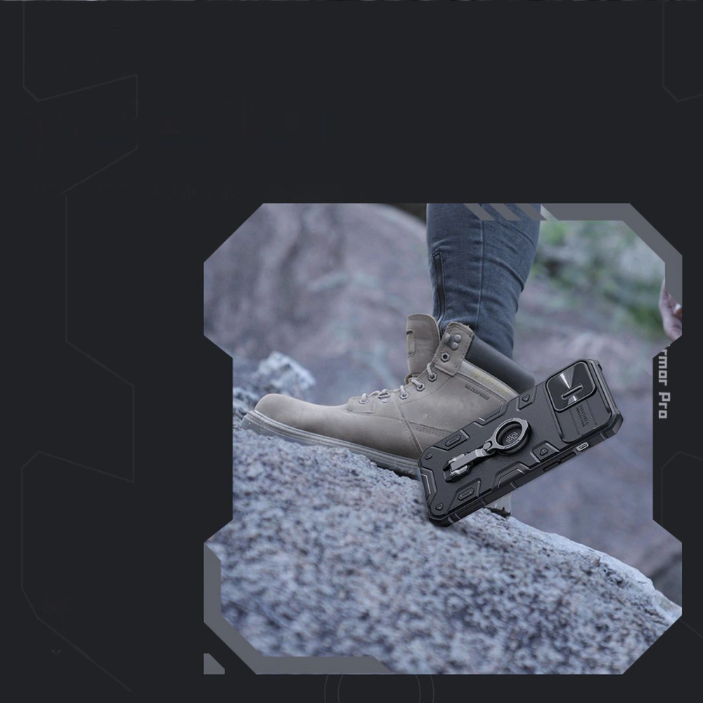 Etui Nillkin CamShield Armor Pro Case Apple iPhone 14 Pro czarny