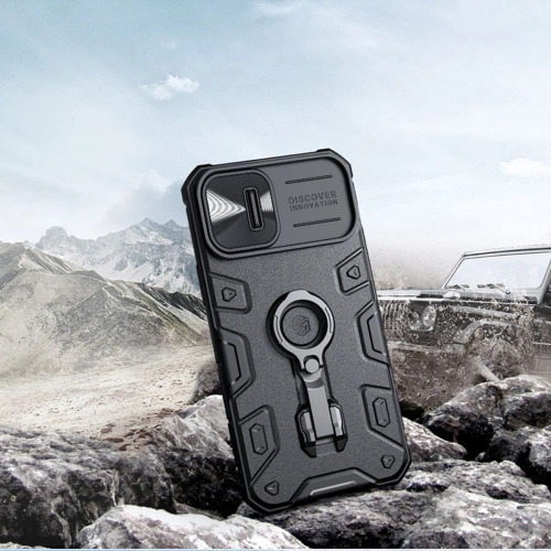 Kup Etui Nillkin CamShield Armor Pro Magnetic MagSafe Apple iPhone 14 černé - NLK817 - {ean13} - Sklep Home Screen
