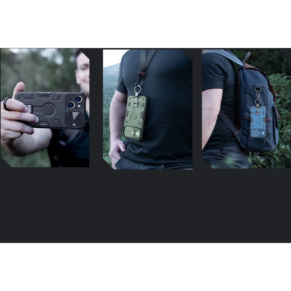 Etui Nillkin CamShield Armor Pro Magnetic MagSafe Apple iPhone 14 Plus / 15 Plus czarny