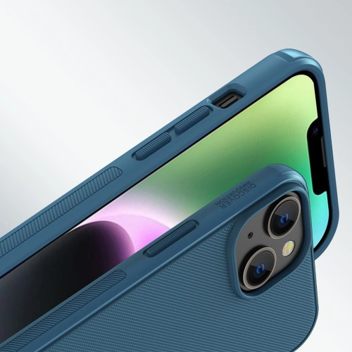 Kup Etui Nillkin Super Frosted Shield Pro Magnetic MagSafe Apple iPhone 14 modrý - NLK820 - {ean13} - Sklep Home Screen