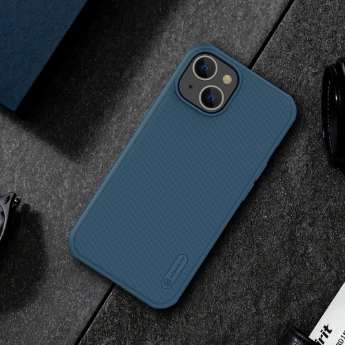 Buy Nillkin Super Frosted Shield Pro Magnetic MagSafe Apple iPhone 14 blue - NLK820 - {ean13} - Home Screen Store Europe