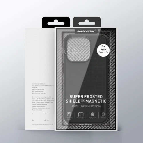 Kup Etui Nillkin Super Frosted Shield Pro Magnetic MagSafe Apple iPhone 14 Pro fekete - NLK821 - {ean13} - Sklep Home Screen