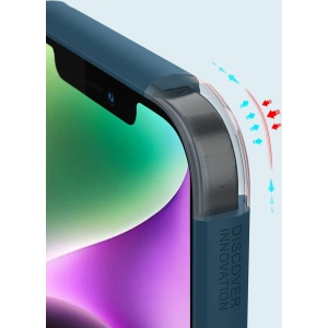 Etui Nillkin Super Frosted Shield Pro Magnetic MagSafe Apple iPhone 14 Plus / 15 Plus niebieski