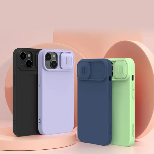 Kup Etui Nillkin CamShield Magnetic Silicone MagSafe Apple iPhone 14 modrý - NLK828 - {ean13} - Sklep Home Screen
