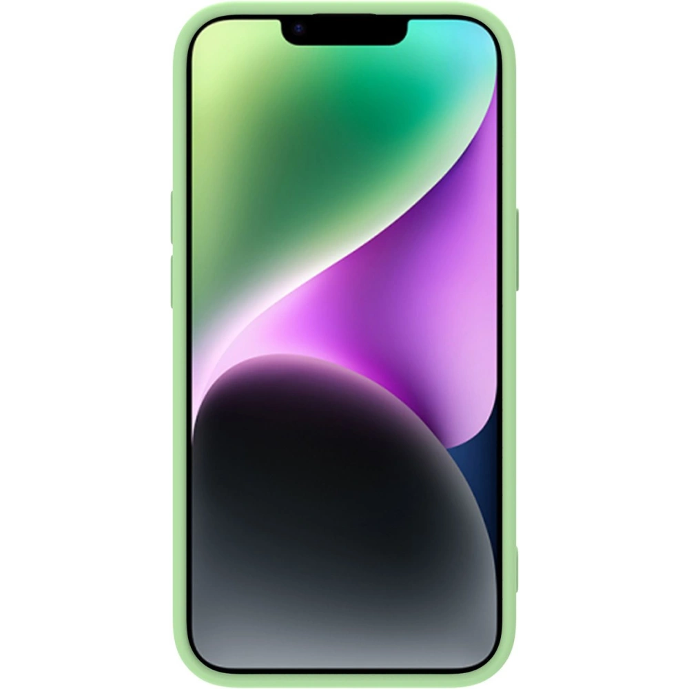 Etui Nillkin CamShield Magnetic Silicone MagSafe Apple iPhone 14 zielony