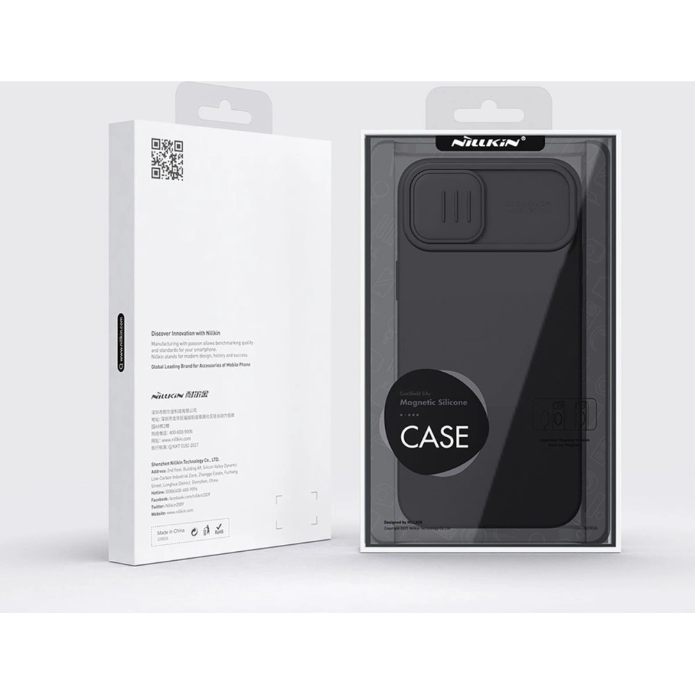 Etui Nillkin CamShield Magnetic Silicone MagSafe Apple iPhone 14 zielony