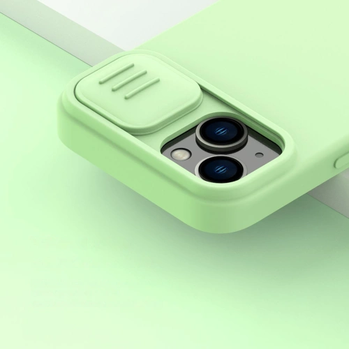 Kup Case Nillkin CamShield Magnetic Silicone MagSafe Apple iPhone 14 grün - NLK829 - {ean13} - Sklep Home Screen