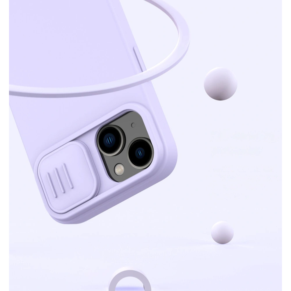 Etui Nillkin CamShield Magnetic Silicone MagSafe Apple iPhone 14 zielony