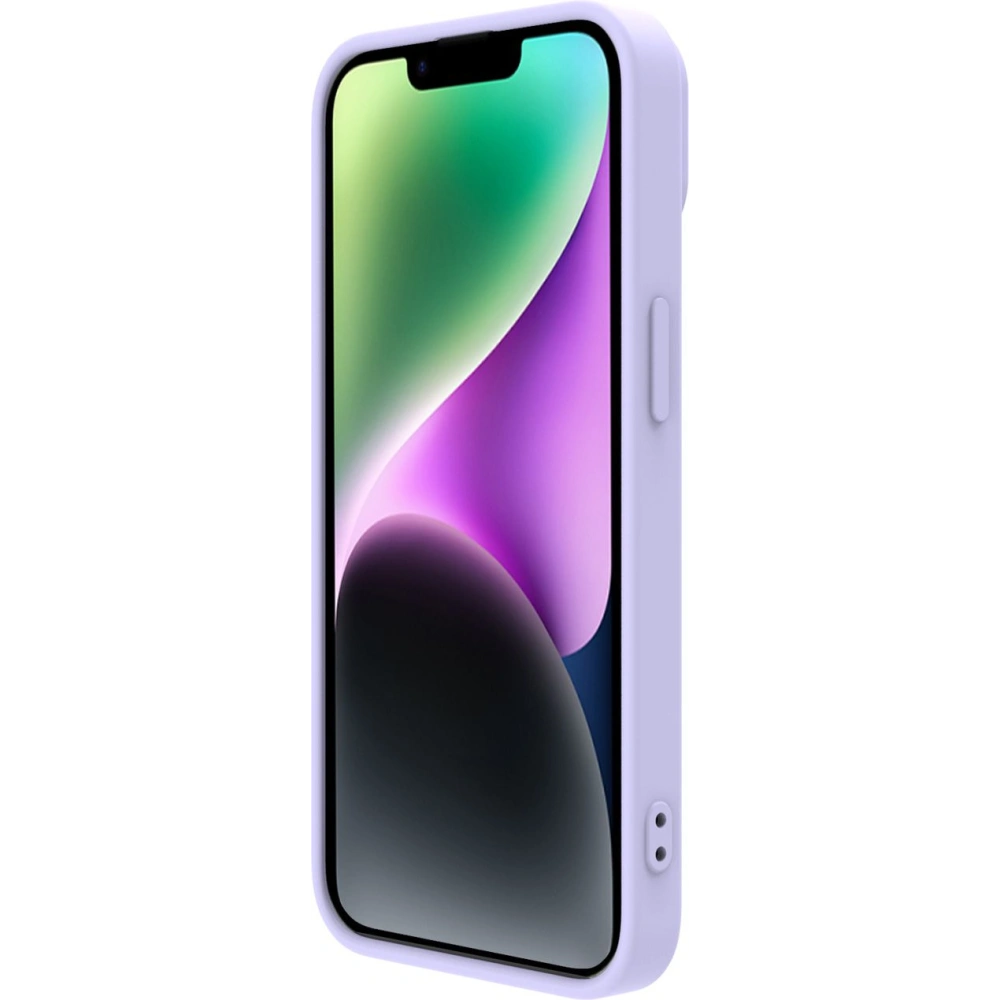 Etui Nillkin CamShield Magnetic Silicone MagSafe Apple iPhone 14 fioletowy