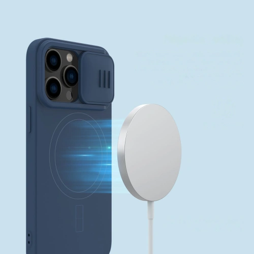 Kup Etui Nillkin CamShield Magnetic szilikon MagSafe Apple iPhone 14 Pro zöld - NLK833 - {ean13} - Sklep Home Screen