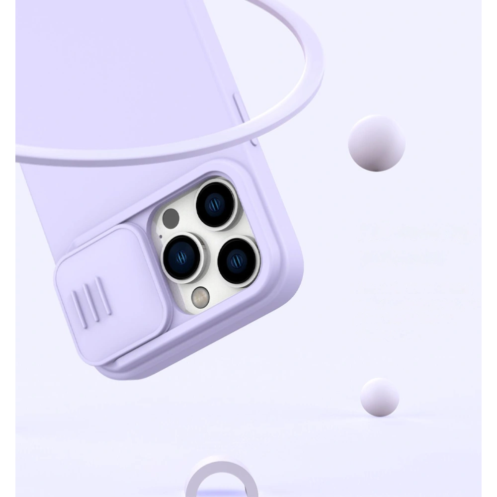 Etui Nillkin CamShield Magnetic Silicone MagSafe Apple iPhone 14 Pro zielony