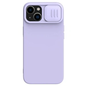 Etui Nillkin CamShield Magnetic Silicone MagSafe Apple iPhone 14 Plus / 15 Plus fioletowy