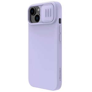 Etui Nillkin CamShield Magnetic Silicone MagSafe Apple iPhone 14 Plus / 15 Plus fioletowy