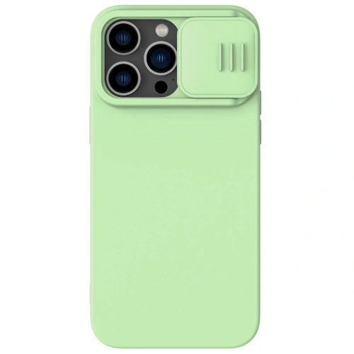Kup Case Nillkin CamShield Magnetic Silicone MagSafe Apple iPhone 14 Pro Max grün - NLK841 - {ean13} - Sklep Home Screen