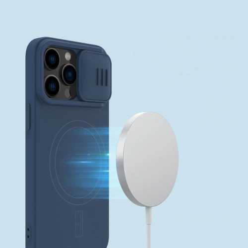 Kup Etui Nillkin CamShield Magnetic Silicone MagSafe Apple iPhone 14 Pro Max fialový - NLK842 - {ean13} - Sklep Home Screen