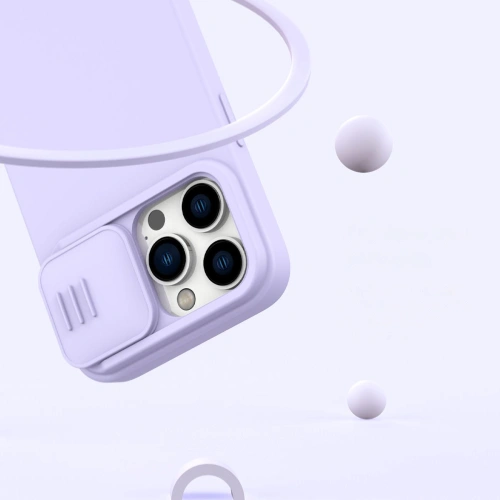 Kup Etui Nillkin CamShield Magnetic Silicone MagSafe Apple iPhone 14 Pro Max fialový - NLK842 - {ean13} - Sklep Home Screen