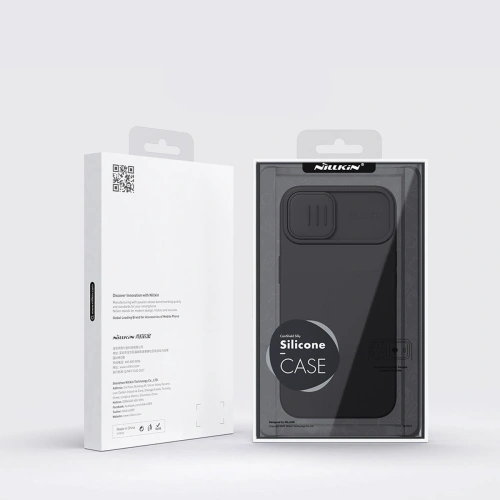 Kup Etui Nillkin CamShield Silky Silicone MagSafe Apple iPhone 14 fekete - NLK843 - {ean13} - Sklep Home Screen
