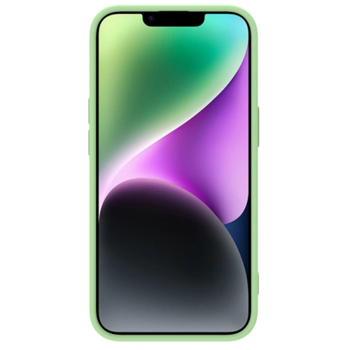 Kup Case Nillkin CamShield Silky Silicone MagSafe Apple iPhone 14 grün - NLK845 - {ean13} - Sklep Home Screen