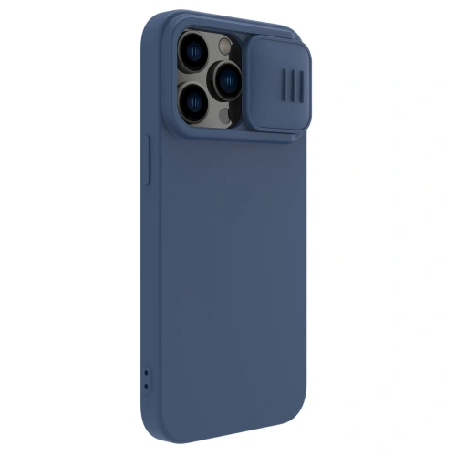 Kup Etui Nillkin CamShield Silky Silicone Apple iPhone 14 Pro albastru - NLK848 - {ean13} - Sklep Home Screen