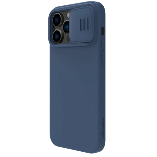 Kup Case Nillkin CamShield Silky Silicone Apple iPhone 14 Pro blau - NLK848 - {ean13} - Sklep Home Screen