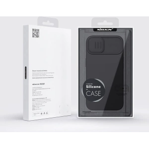 Etui Nillkin CamShield Silky Silicone MagSafe Apple iPhone 14 Plus / 15 Plus niebieski