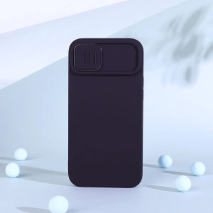 Etui Nillkin CamShield Silky Silicone MagSafe Apple iPhone 14 Plus / 15 Plus niebieski