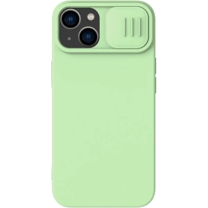 Etui Nillkin CamShield Silky Silicone MagSafe Apple iPhone 14 Plus / 15 Plus zielony