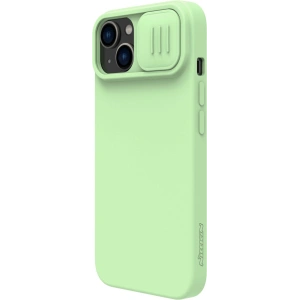 Etui Nillkin CamShield Silky Silicone MagSafe Apple iPhone 14 Plus / 15 Plus zielony
