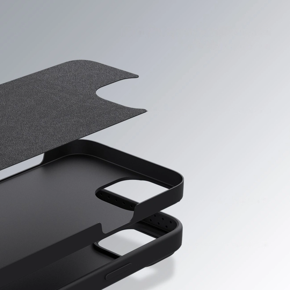 Etui Nillkin CamShield Silky Silicone MagSafe Apple iPhone 14 Plus / 15 Plus zielony