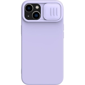 Etui Nillkin CamShield Silky Silicone MagSafe Apple iPhone 14 Plus / 15 Plus fioletowy