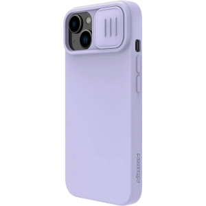 Etui Nillkin CamShield Silky Silicone MagSafe Apple iPhone 14 Plus / 15 Plus fioletowy