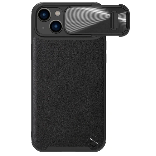 Kup Etui Nillkin CamShield Leather S Apple iPhone 14 fekete - NLK858 - {ean13} - Sklep Home Screen