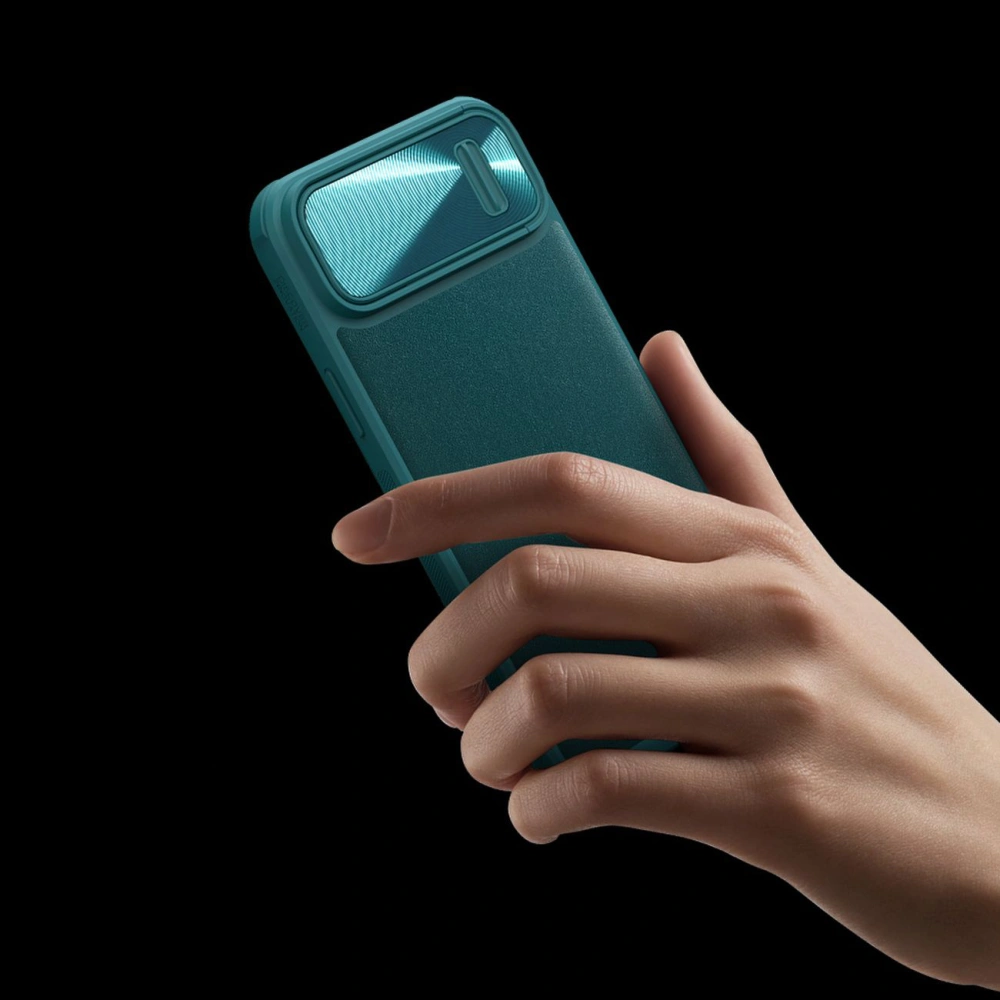 Etui Nillkin CamShield Leather S Apple iPhone 14 czarny