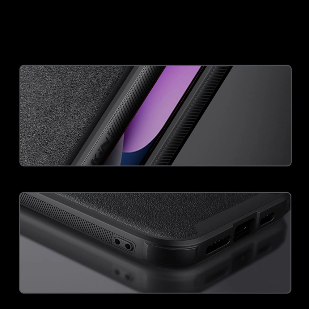 Etui Nillkin CamShield Leather S Apple iPhone 14 czarny